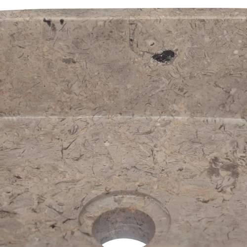 Lavabo - Umivaonik sivi 30 x 30 x 13 cm mramorni - Siva Cijena