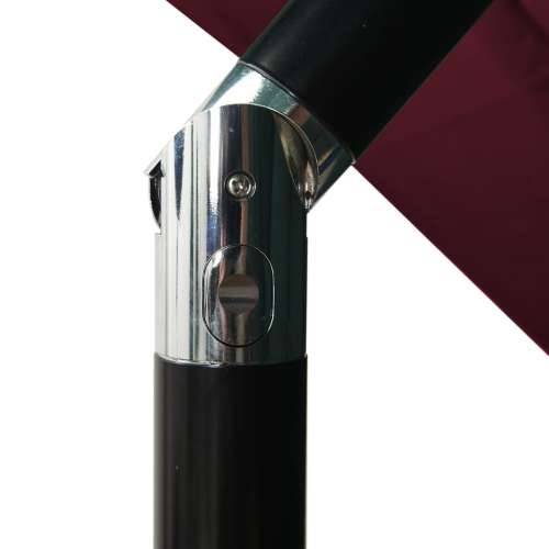 Vrtni suncobran s 3 razine i aluminijskim stupom 2,5x2,5m bordo - Bordo crvena 2.5 x 2.5 m 1 Cijena