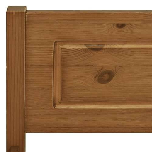 Okvir za krevet od masivne borovine boja meda 160 x 200 cm - boja meda 160 x 200 cm Cijena