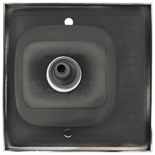Kuhinjski sudoper s cjedilom srebrni 600 x 600 x 155 mm čelični - 600 x 600 x 155 mm Cijena