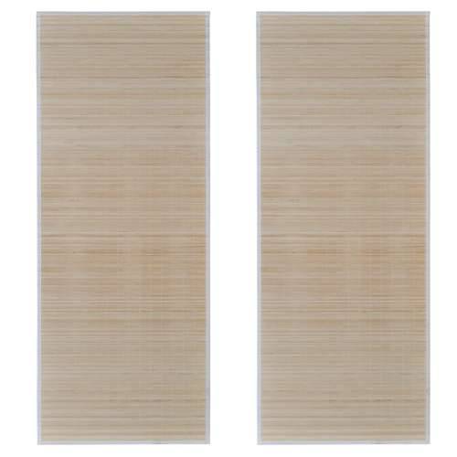 Pravokutni tepisi od prirodnog bambusa 2 kom 120 x 180 cm Cijena