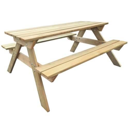 Stol za piknik 150 x 135 x 71,5 cm drveni Cijena
