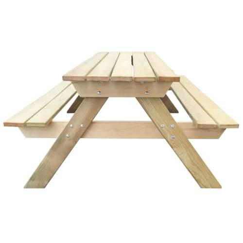 Stol za piknik 150 x 135 x 71,5 cm drveni Cijena