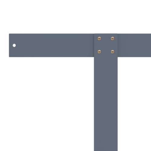 Naslon za sofu od paleta svjetlosivi 110 cm željezni - Svjetlosiva 110 cm Cijena