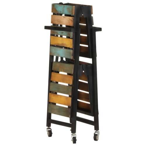 Kuhinjska kolica 87x 36 x 81 cm od masivnog obnovljenog drva - masivno obnovljeno drvo Cijena