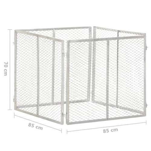Vrtna posuda za kompost 85 x 85 x 70 cm od pocinčanog željeza - 85 x 85 x 70 cm 1 Cijena
