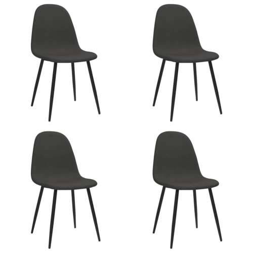 Blagovaonske stolice 4 kom 45x53,5x83 cm crne od umjetne kože Cijena
