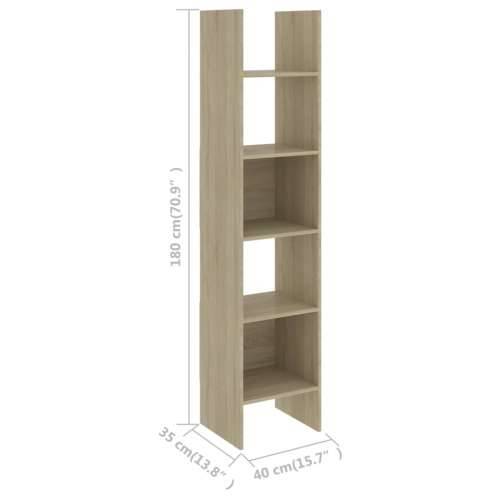Ormarić za knjige boja hrasta 40x35x180 cm konstruirano drvo - sonoma hrast 1 Cijena