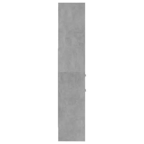 Ormarić za knjige boja betona 40x35x180 cm konstruirano drvo Beton siva 1 Cijena