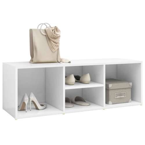 Klupa za spremanje obuće bijela 105x35x35 cm konstruirano drvo - Bijela 1 Cijena
