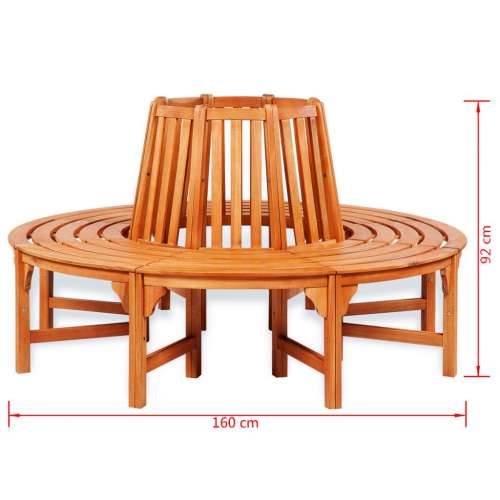 Klupa oko stabla Ø 160 cm drvena - Ø 160 cm 1 Okruglo Cijena