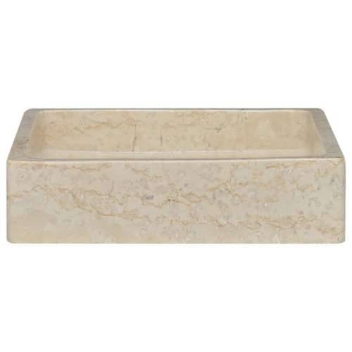 Lavabo - Umivaonik krem 40 x 40 x 10 cm mramorni - Krema Cijena