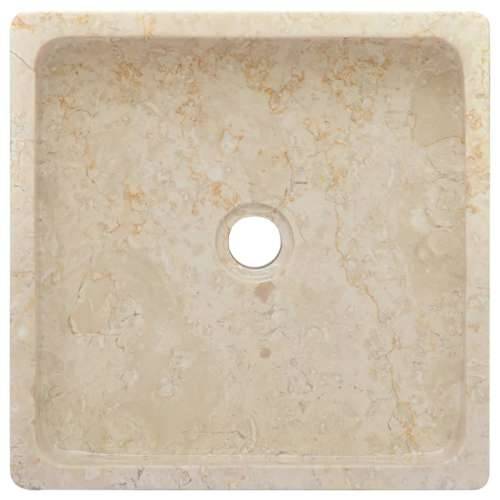 Lavabo - Umivaonik krem 40 x 40 x 10 cm mramorni - Krema Cijena