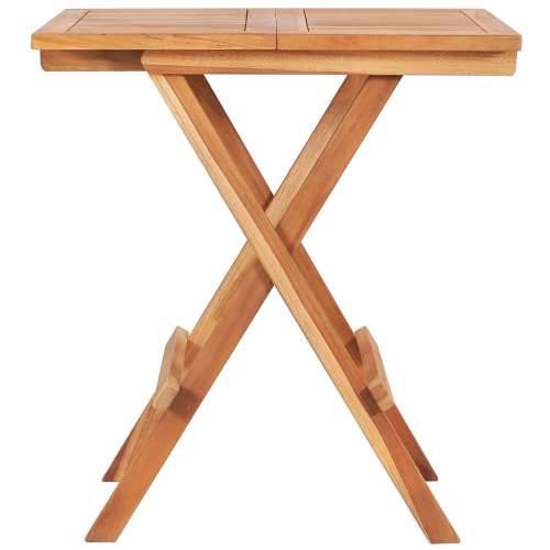3-dijelni bistro set od tikovine s crvenim kariranim jastucima - Crveni karirani uzorak 3 Cijena
