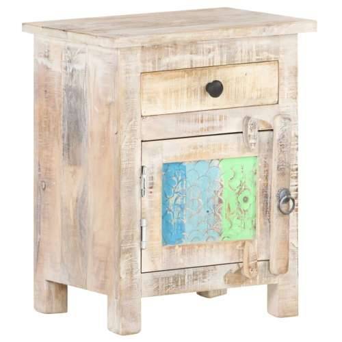 Noćni ormarić 40 x 30 x 50 cm od grubog bagremovog drva - 1 Grubo bagremovo drvo Cijena