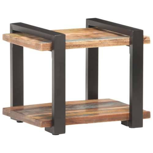 Noćni ormarić 50 x 40 x 40 cm od masivnog obnovljenog drva - 1 masivno obnovljeno drvo Cijena