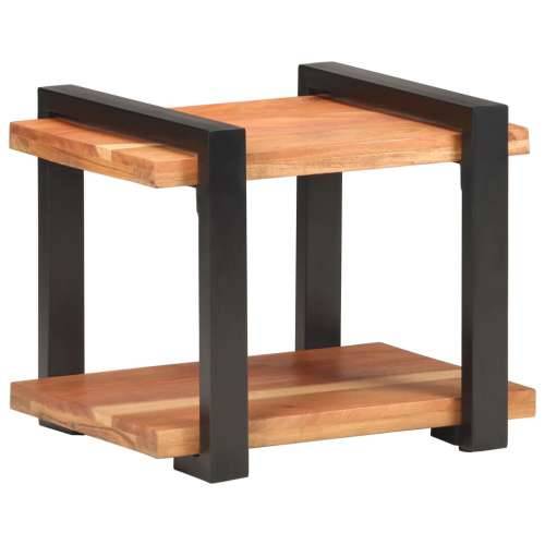Noćni ormarić 50 x 40 x 40 cm od masivnog bagremovog drva - 1 Masivno bagremovo drvo Cijena