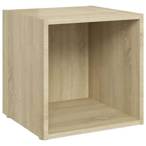 TV ormarići 4 kom boja hrasta 37 x 35 x 37 cm konstruirano drvo - sonoma hrast 4 Cijena