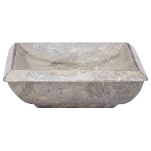 Lavabo - Umivaonik sivi 50 x 35 x 10 cm mramorni - Siva Cijena