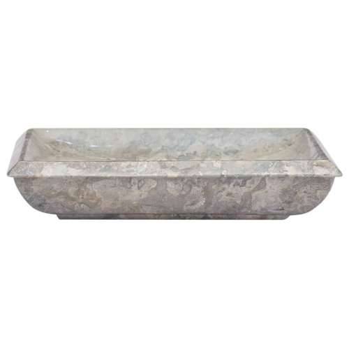 Umivaonik sivi 50 x 35 x 10 cm mramorni Cijena