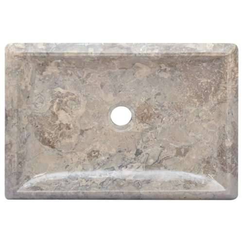 Umivaonik sivi 50 x 35 x 10 cm mramorni Cijena