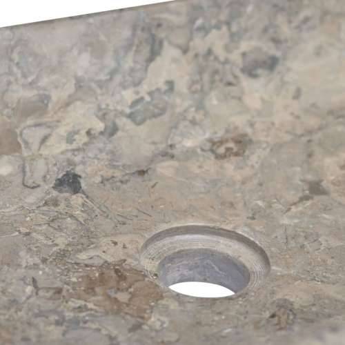 Lavabo - Umivaonik sivi 50 x 35 x 10 cm mramorni - Siva Cijena