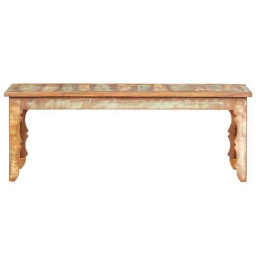 Stolić za kavu 110 x 50 x 40 cm od masivnog obnovljenog drva - 110 x 50 x 40 cm 1 Cijena