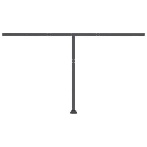 Automatska tenda sa senzorom LED 450 x 350 cm žuto-bijela - Žuta i bijela 450 x 300 cm 1 Cijena
