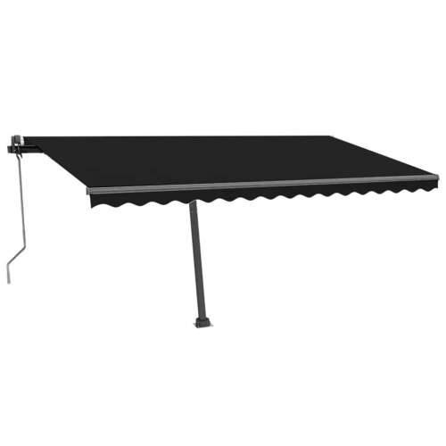 Automatska tenda sa senzorom za vjetar LED 450x300 cm antracit - Antracit 450 x 300 cm 1 Cijena