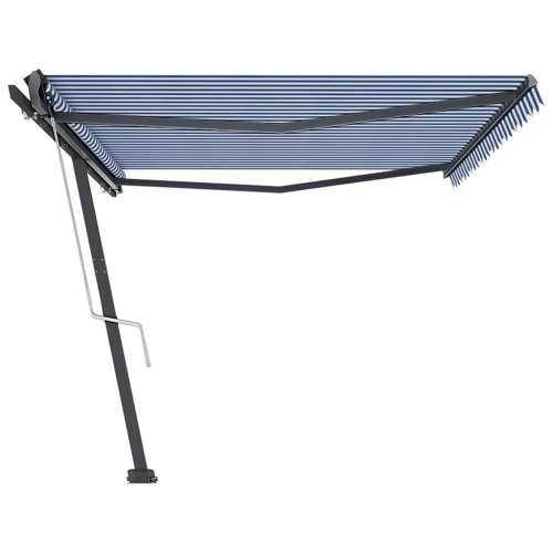 Samostojeća automatska tenda 500 x 350 cm plavo-bijela Plava i bijela 500 x 350 cm 1 Cijena
