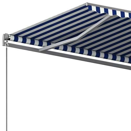 Samostojeća automatska tenda 500 x 350 cm plavo-bijela Plava i bijela 500 x 350 cm 1 Cijena