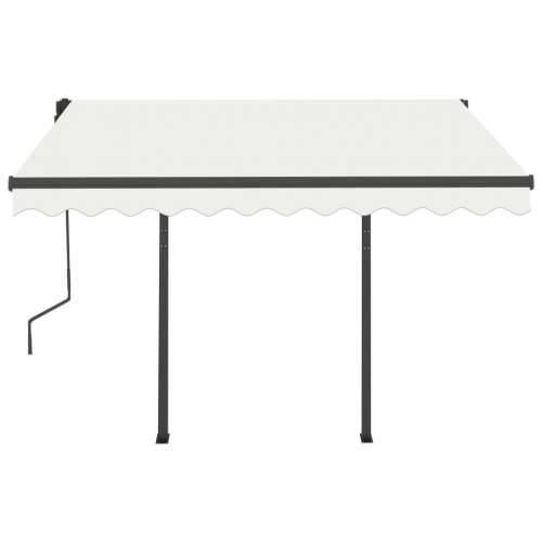 Automatska tenda sa senzorom za vjetar LED 3 x 2,5 m krem Cijena
