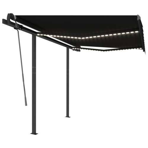 Automatska tenda sa senzorom za vjetar LED 3 x 2,5 m antracit - Antracit 3 x 2.5 m 1 Cijena