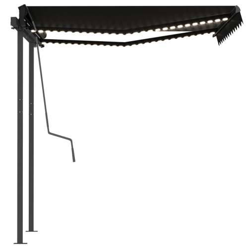 Automatska tenda sa senzorom za vjetar LED 3 x 2,5 m antracit - Antracit 3 x 2.5 m 1 Cijena
