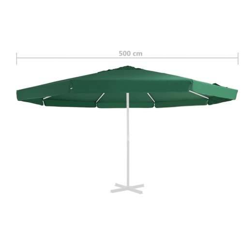 Zamjenska tkanina za vrtni suncobran 515 cm zelena - Zelena Φ 515 cm 1 Cijena