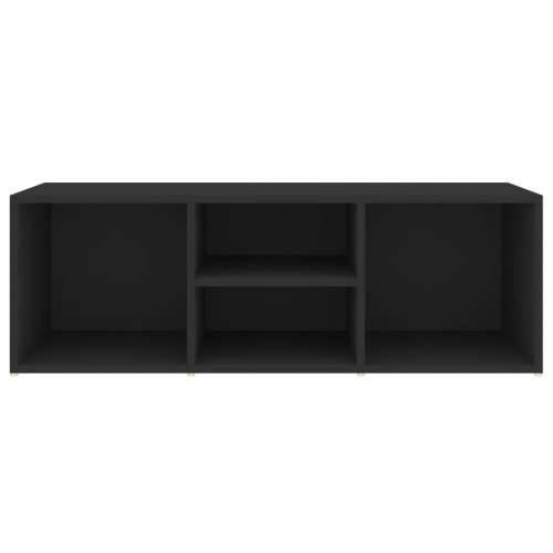 Klupa za spremanje obuće crna 105x35x35 cm konstruirano drvo - Crna 1 Cijena