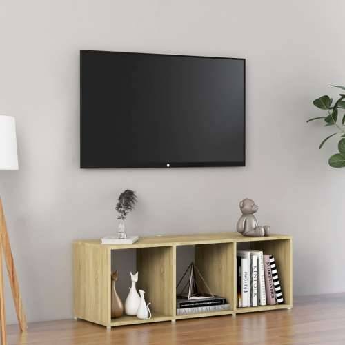 TV ormarić boja hrasta sonome 107x35x37 cm konstruirano drvo - sonoma hrast 1 37 cm 107 cm Cijena