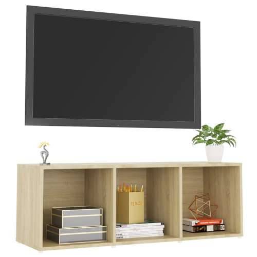 TV ormarić boja hrasta sonome 107x35x37 cm konstruirano drvo - sonoma hrast 1 37 cm 107 cm Cijena