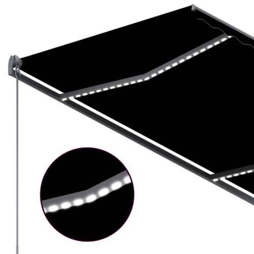 Automatska tenda sa senzorom za vjetar LED 300x250 cm antracit - Antracit 300 x 250 cm 1 Cijena
