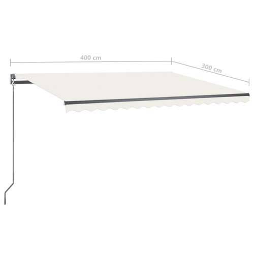 Samostojeća automatska tenda 400 x 300 cm krem Krema 400 x 300 cm 1 Cijena