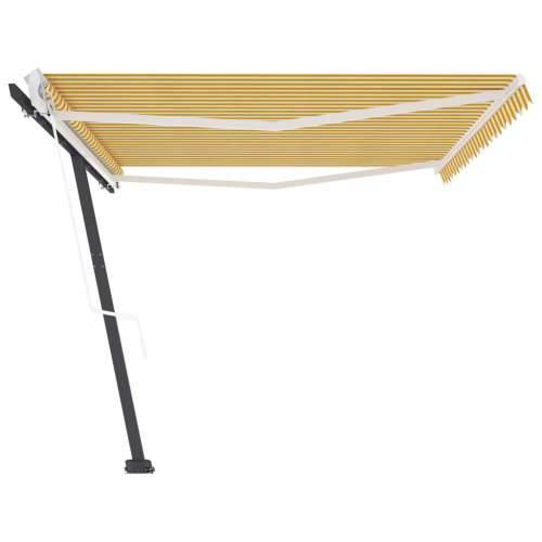 Samostojeća automatska tenda 500x300 cm žuto-bijela Žuta i bijela 500 x 300 cm 1 Cijena