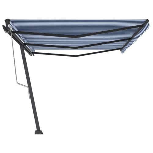 Samostojeća automatska tenda 600 x 300 cm plavo-bijela Plava i bijela 600 x 300 cm 1 Cijena