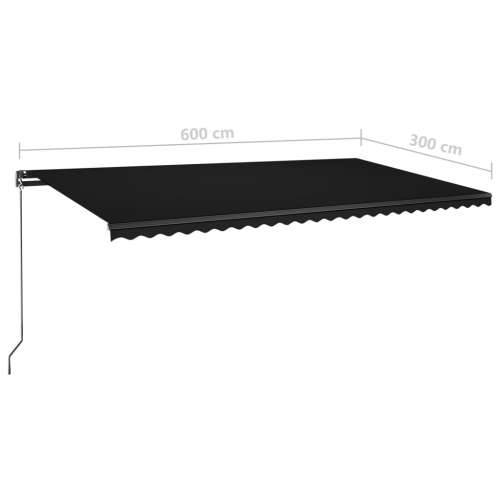 Samostojeća automatska tenda 600 x 300 cm antracit Antracit 600 x 300 cm 1 Cijena