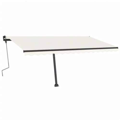 Samostojeća tenda na ručno uvlačenje 400 x 350 cm krem - Krema 400 x 350 cm 1 Cijena