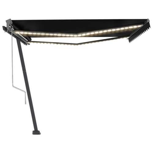 Automatska tenda sa senzorom za vjetar LED 400x350 cm antracit - Antracit 400 x 350 cm 1 Cijena