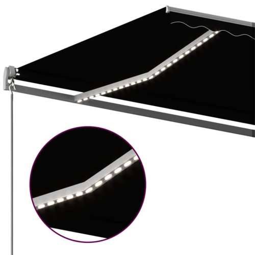 Automatska tenda sa senzorom za vjetar LED 400x350 cm antracit - Antracit 400 x 350 cm 1 Cijena