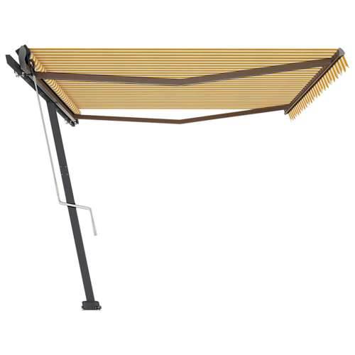 Samostojeća automatska tenda 500 x 350 cm žuto-bijela Žuta i bijela 500 x 350 cm 1 Cijena