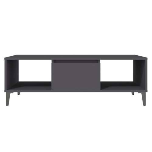 Stolić za kavu sivi 103,5 x 60 x 35 cm konstruirano drvo - Siva 1 Cijena