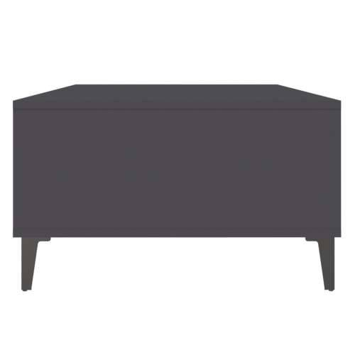 Stolić za kavu sivi 103,5 x 60 x 35 cm konstruirano drvo - Siva 1 Cijena