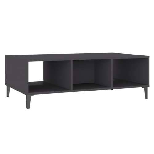 Stolić za kavu sivi 103,5 x 60 x 35 cm konstruirano drvo - Siva 1 Cijena